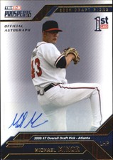 2009 TRISTAR Prospects Plus Autographs Gold #7 Michael Minor /50