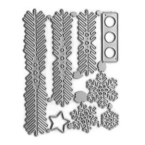 Christmas Tree Metal Cutting Dies DIY Embossing Templates for Paper Craft Cards - Picture 1 of 7
