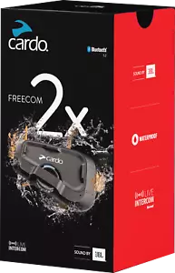 Cardo FRC2X003 Freecom 2X Bluetooth Headset Single - Foto 1 di 7