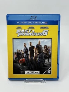 Fast & Furious 6 Blu-Ray DVD Combo - Good Shape See Pics - Picture 1 of 2