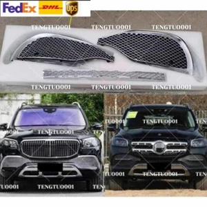 Front Lower Bumper Grille Mesh For Benz GLS X167 MB Style 2020+ - Picture 1 of 5
