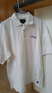New Large White Polo Port Authority with Intel logo - Picture 1 of 1