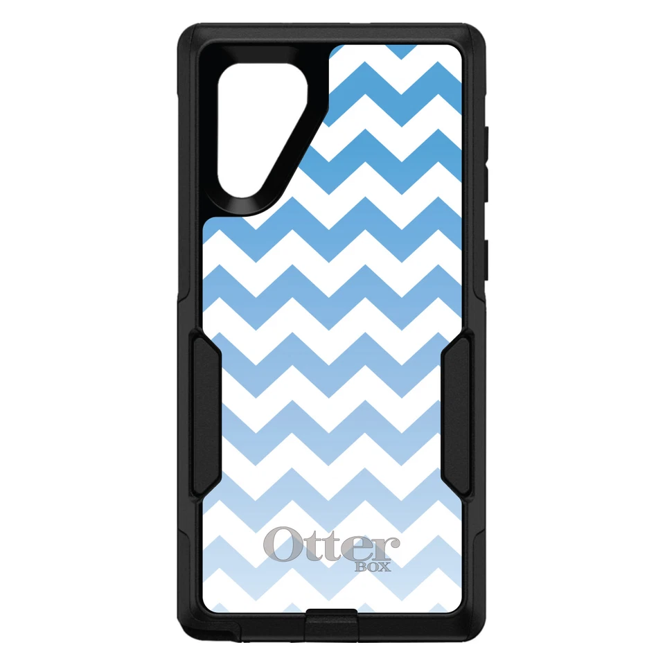 OtterBox Commuter for Galaxy Note(Choose Model)White Blue Fade Chevron Stripe - Image 1 of 1