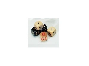 Backgammon Würfel Set Holz 16 mm - Bild 1 von 1