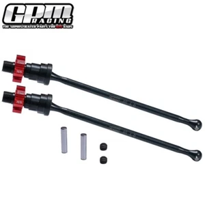 GPM Carbon Steel F/R Driveshaft &7075 Alu Hex TRAXXAS 1/5 X-Maxx 8S Funco Sand - Picture 1 of 12
