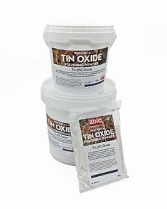 Tin Oxide Polishing Abrasive Powder IV Stannic Lapidary Fossils Marble Compound - Picture 1 of 11