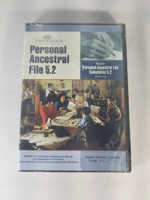 Family Search Uniting Families Personal Ancestral File 5.2 New Sealed - Image 1 of 2