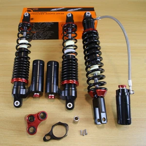 YFZ 450 STAGE 5 PERFORMANCE FRONT & REAR AIR SHOCK ABSORBER FOR YAMAHA 2006-2012 - Picture 1 of 12