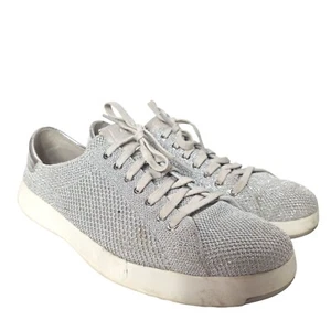 Cole Haan OS Grandpro Womens Fashion Sneakers Shoes Silver Sparkly Size 9B - Picture 1 of 7