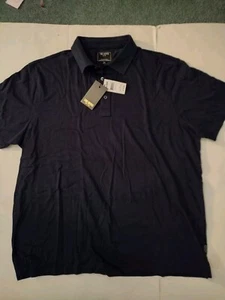 Camisa Polo Todd Snyder Para Hombre XXL Azul Marino Piqué S/S $118 - NUEVA NUEVA CON ETIQUETAS - Imagen 1 de 3