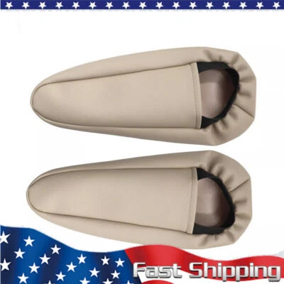 2 piezas para 2003 2004 2005-2009 Lexus GX 470 asiento reposabrazos cubierta de cuero beige Foto 1 de 4