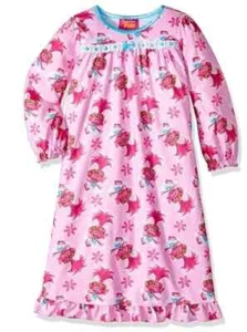Trolls Poppy Night Gown Girls pink - Size 8 - Picture 1 of 1