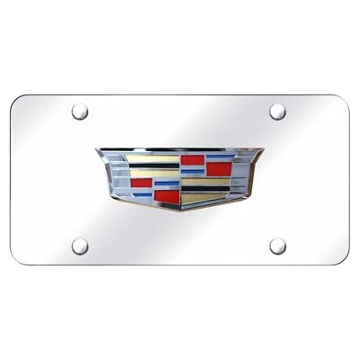 Cadillac New Logo License Plate (Chrome) - Image 1 of 2
