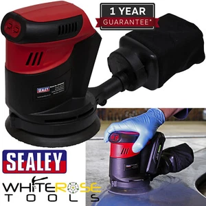Lijadora de palma inalámbrica Sealey orbital 125 mm serie 20 V CP20V solo cuerpo - Imagen 1 de 12