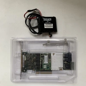 Fujitsu D3216-A13 SAS 1GB Cache 12GB + LSI00418 BBU09 RAID Card W/ Battery - Picture 1 of 5