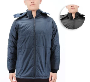 Boy's Water Resistant Fleece Lined Removable Hood Quilted Puffer Jacket - Picture 1 of 7