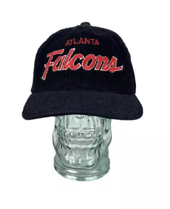 De colección Atlanta Falcons Deportes Especialidades Guión Sombrero Pana Gorra Negra - Imagen 1 de 10