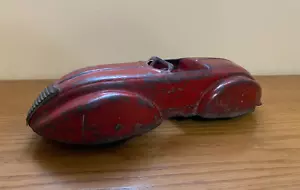 Coche convertible de acero prensado Wyandotte antiguo Marx BA-84 - Imagen 1 de 9