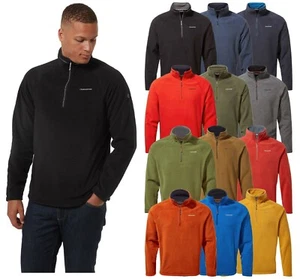 Craghopper Mens Corey Half Zip Lightweight Soft Micro Fleece Pullover Jumper Top - Picture 1 of 42