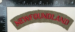 WWII British Army Newfoundland Troops Patch Formation Sign - Bild 1 von 2