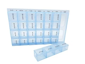 Medizin Truhe - 7 Tage Rosettenbox Master Kunststoff Tägliche Medizin Truhe - Bild 1 von 4