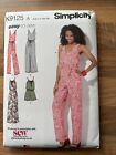 Sent Tracked Simplicity Sewing Pattern Size Xxs-Xxl K9125, Easy To Sew Jumpsuit