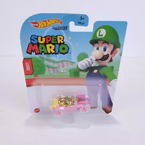 *Packaging Error* Hot Wheels Charachter Cars Super Mario Peach Car On Luigi Card - Bild 1 von 6