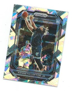 2022/23 Prizm-Kenneth Lofton Jr. Rookie Cracked Ice #253-Memphis Grizzlies