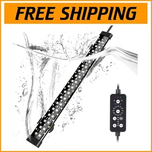 Dynamic 5-Row LED Fish Tank Light - Adjustable Brightness & Full Spectrum Colors - Picture 1 of 8