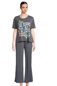 Grayson Social Junior's “Be Kind to All Kinds”Pajama 2Piece set Size:Small(4-5) - Picture 1 of 4
