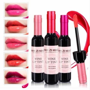 Wine Lip Tint Gloss Liquid Lipstick Waterproof Long Lasting Matte Look 6 Colours - Picture 1 of 21