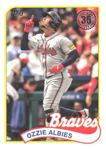 2024 Topps Update Ozzie Albies #89US-2 1989 35th Anniversary - Picture 1 of 2