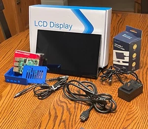 Raspberry Pi 4 Model B 1Gb RAM w/ Case, Power Supply, Monitor, and Cables Bundle - Afbeelding 1 van 5