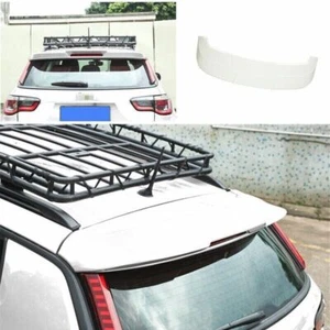 Fit For Jeep Compass 2017 2018-2024 ABS White Roof Trunk Spoiler Wing Flap 1PCS - Picture 1 of 5
