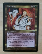 Magic the Gathering MTG - Mirage - Grim Feast