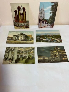 Antique POST CARDS: SALT LAKE CITY, UTAH Color prints. BLANK (LOT of 6) - Picture 1 of 8