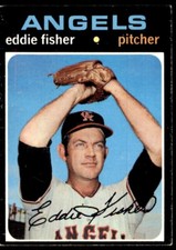 1971 TOPPS EDDIE FISHER CALIFORNIA ANGELS #631