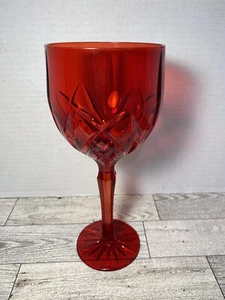 MARQUIS by WATERFORD Brookside Red Crystal Wine Glass 8.5" - Picture 1 of 7