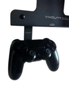 Soporte de montaje en pared de TV de metal negro 2 piezas para controlador PlayStation 4 PS4 - ViMount - Imagen 1 de 4
