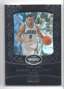 2007-2008 Topps Echelon baloncesto Deron Williams Utah tarjeta base de jazz #055/999 - Imagen 1 de 2