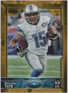 Golden Tate 2015 Topps Football/2015 Gold #27 Lions - Imagen 1 de 3