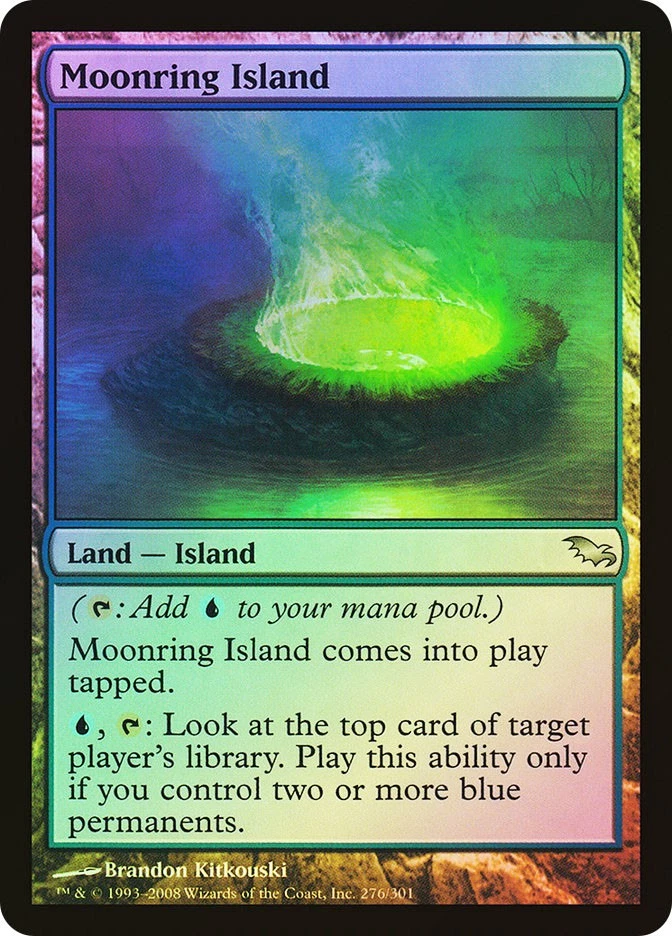 MTG FOIL Moonring Island  - Shadowmoor #276 - Image 1 of 1