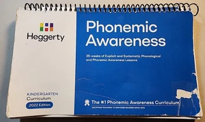 Heggerty Phonemic Awareness 35 Week Curriculum 2022 Blue Kindergarten K Edition - Imagen 1 de 3