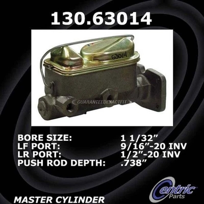 For Chrysler 300 Imperial Newport New Yorker Centric Brake Master Cylinder - Image 1 of 4