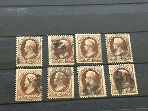 U.S. Scott # 146 gebraucht 8 Exemplare St - Bild 1 von 2