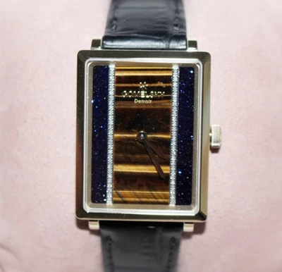 Nuevo en caja Reloj Shinola Gomelsky - Shirley Fromer ojo de tigre + esfera bisel de diamantes Foto 1 de 4