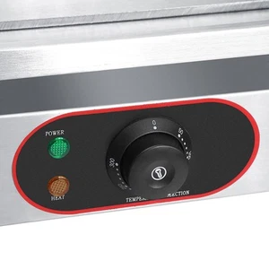 Stainless Steel Electric Griddle Countertop Hot Plate Commercial BBQ Grill . - Picture 1 of 16