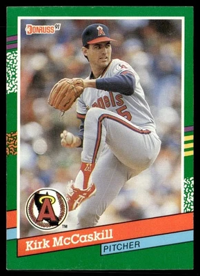 1991 Donruss Kirk McCaskill California Angels #637 - Image 1 of 2