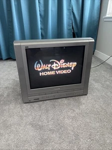 Panasonic Triple Play 27" Combo TV/DVD/VCR Retro Gaming CRT TV PV-DF274 w Remote - Picture 1 of 6