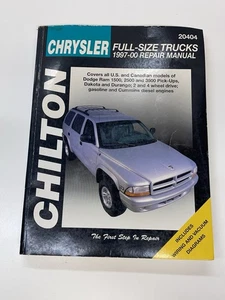 Chilton Chrysler Full-Size Trucks 1997-01 Manual Ram Dakota Durango Cummins - Bild 1 von 16